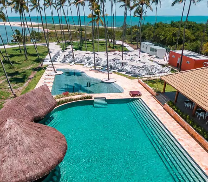 Asenza Beach Resort um hotel com All Inclusive e lazer no sul de Joao Pessoa Paraíba.