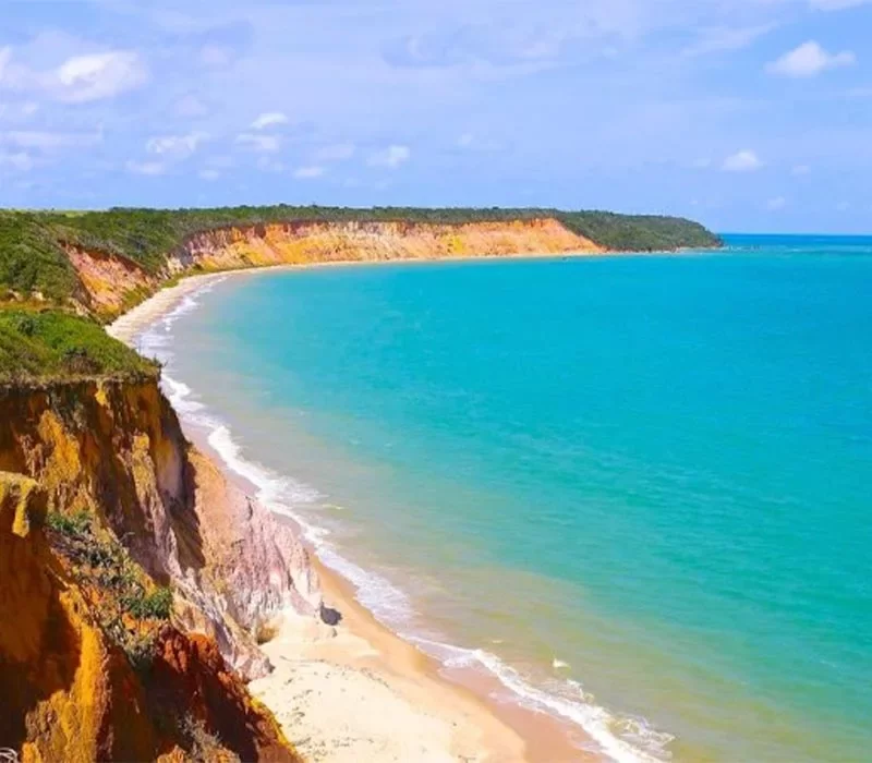 Praia do Carro Quebrado em Alagoas