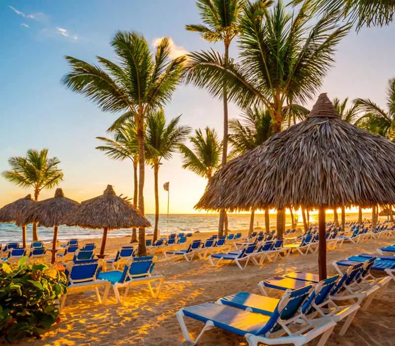 Venha para o Grand Palladium Resort no destino Punta Cana ou Cancún no Caribe.