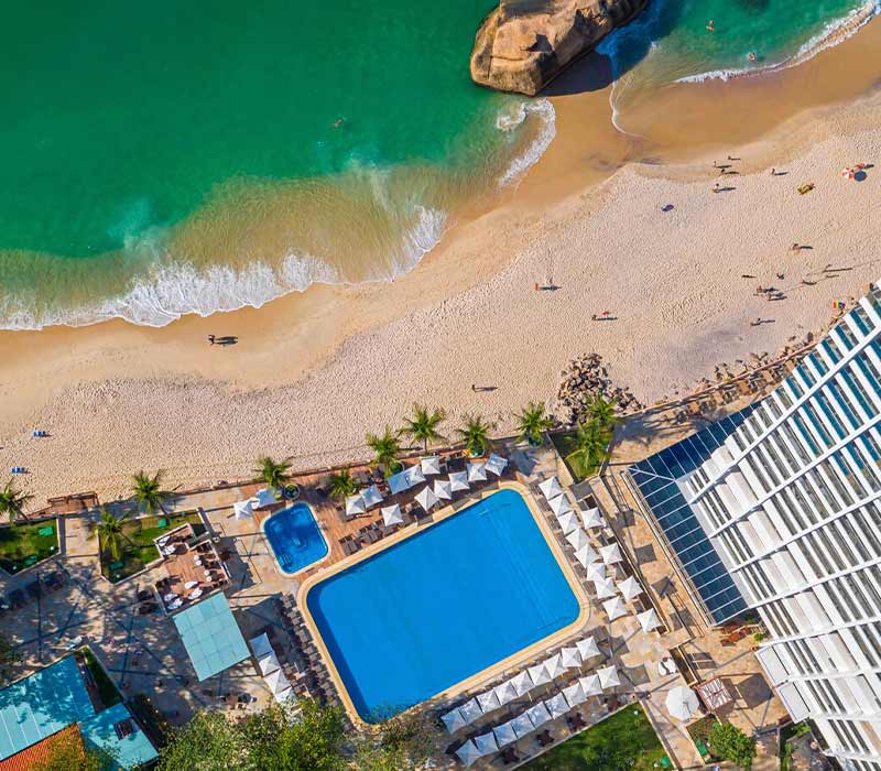 Sheraton Grand Rio Hotel & Resort, uma estrutura ímpar com All Inclusive no Leblon.